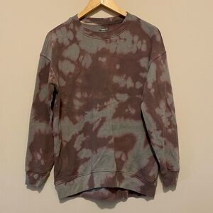 AERIE Tie Dye Oversized Crew Neck XS